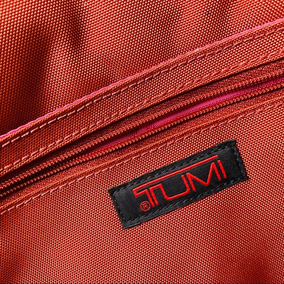 Tumi briefcase bag laptop shoulder orange - Picture 8 of 11